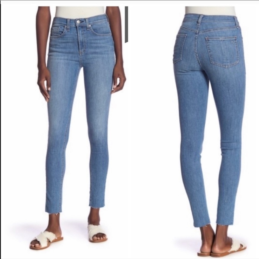 Rag & Bone | High Rise ankle Skinny Jeans west